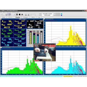 Frequency weighted third octave FFT spectrum NOISECAM