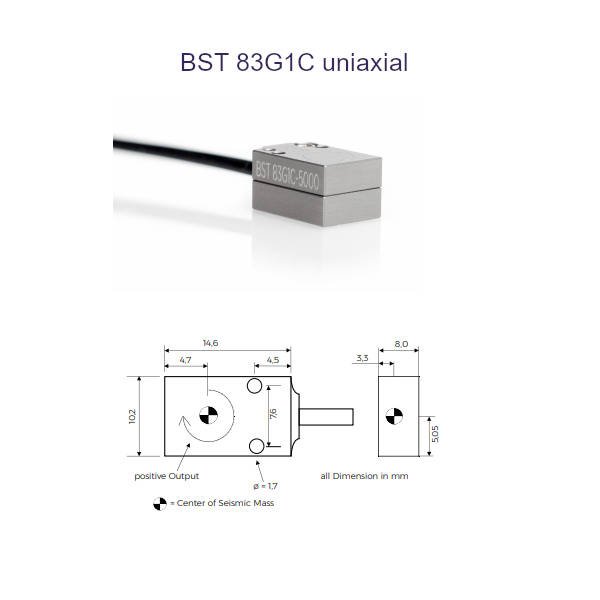 BST 83G1C uniaxial Bay SensorTec
