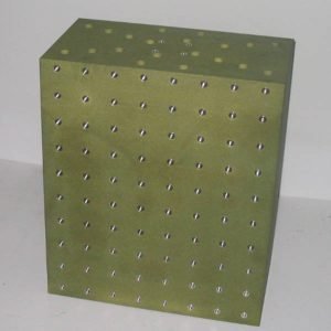 Hollow test cube for reduced moving mass Centrotecnica